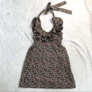 Judith March Floral Halter Dress